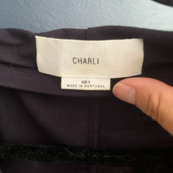 Charli London, long sleeve wrap dress, purple, size S, worn once - Picture 5 of 5